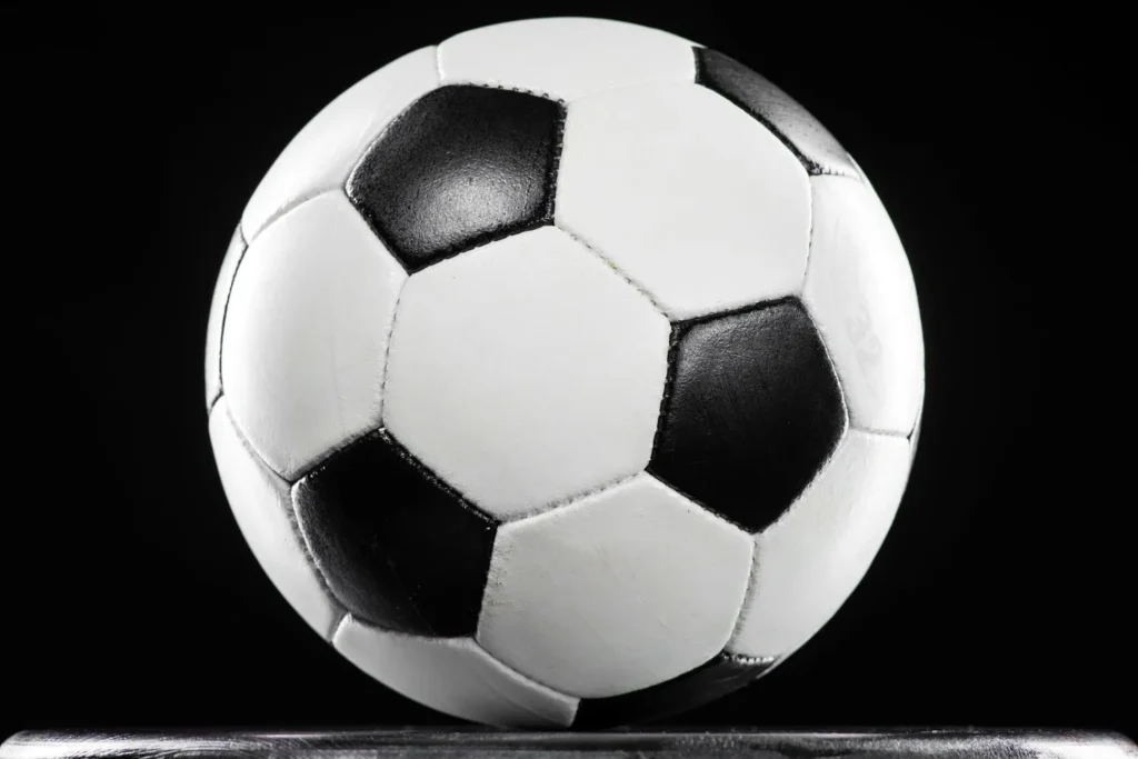 Fußball in der Nahansicht